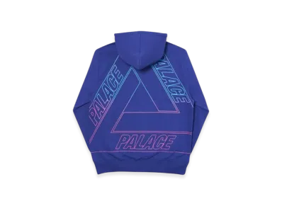 PALACE Linear Triple Fade Hood "Purple"