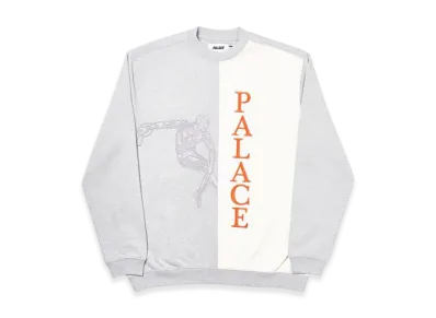 PALACE Discuss Crew "Grey Marl"