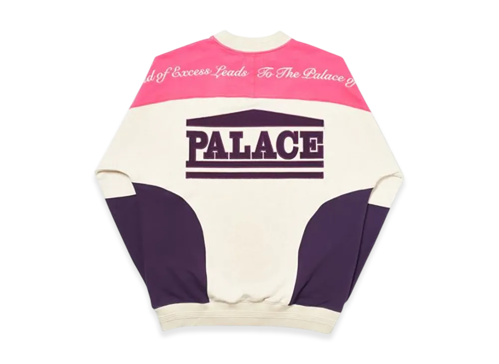 PALACE Roundhouse 2 Da Face Crew "Grey Pink"