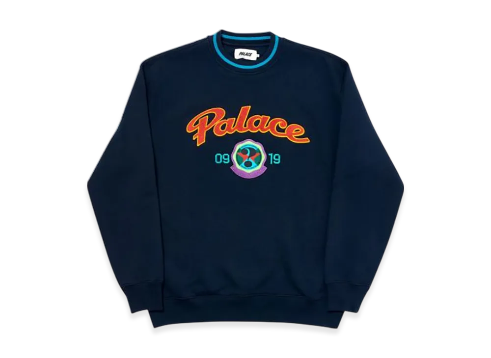 PALACE Hi-Sport Crew "Navy"