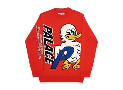 PALACE Duck Out Knit "Red"