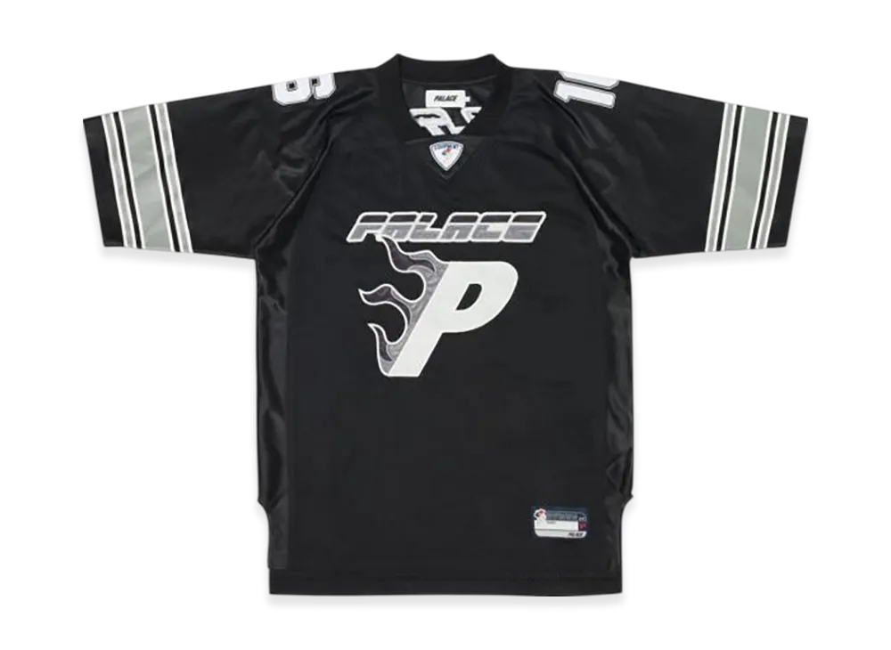 PALACE Flaming P American Football Jersey "Black"