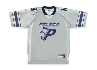 PALACE Flaming P American Football Jersey "Grey"