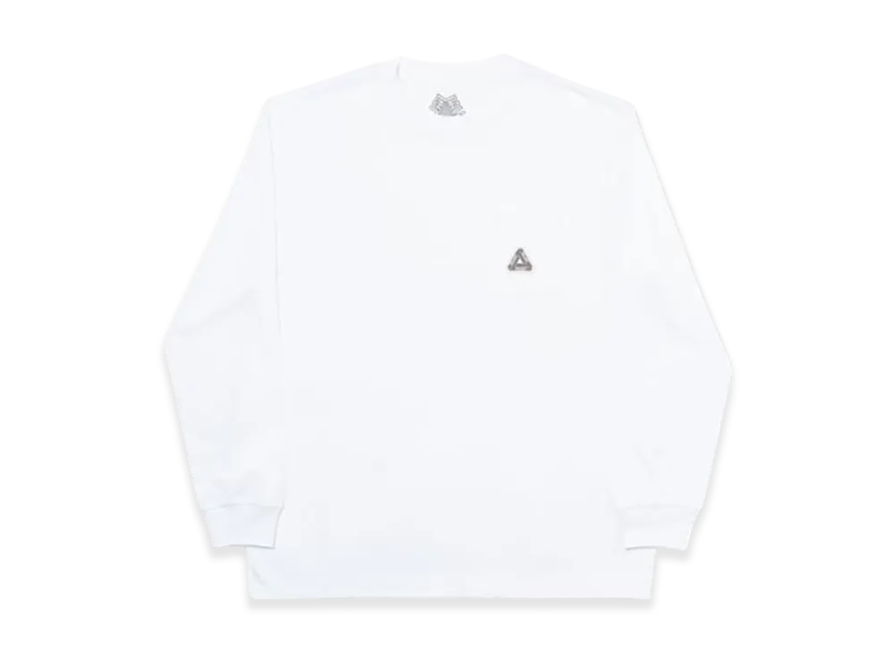 PALACE Sofar Pocket Longsleeve "White"