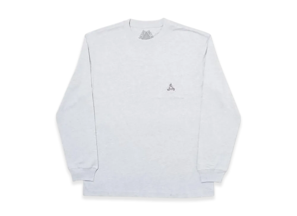 PALACE Sofar Pocket Longsleeve "Grey Marl"
