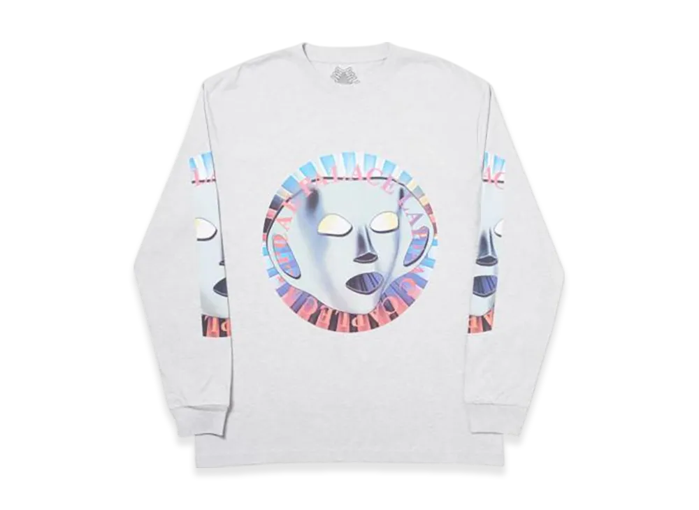 PALACE Flat Stancey Longsleeve "Grey Marl"