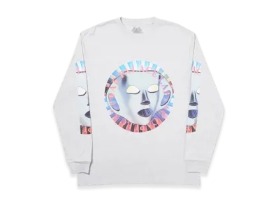 PALACE Flat Stancey Longsleeve "Grey Marl"