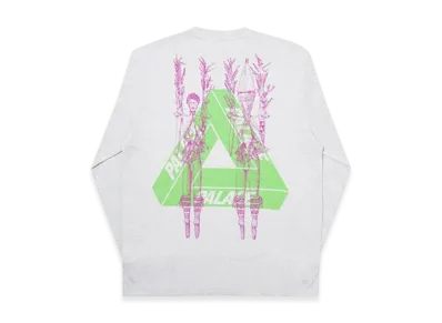 PALACE Pair Of Hippys Longsleeve "Grey Marl"