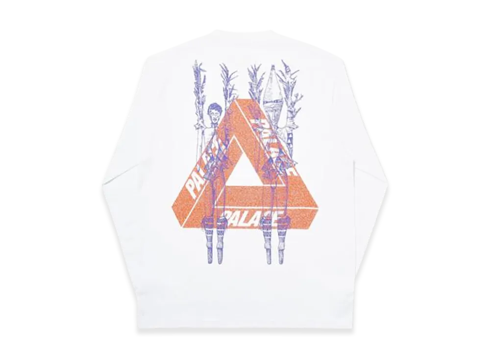 PALACE Pair Of Hippys Longsleeve "White"