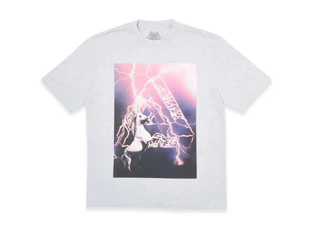 PALACE Corn T-Shirt "Grey Marl"