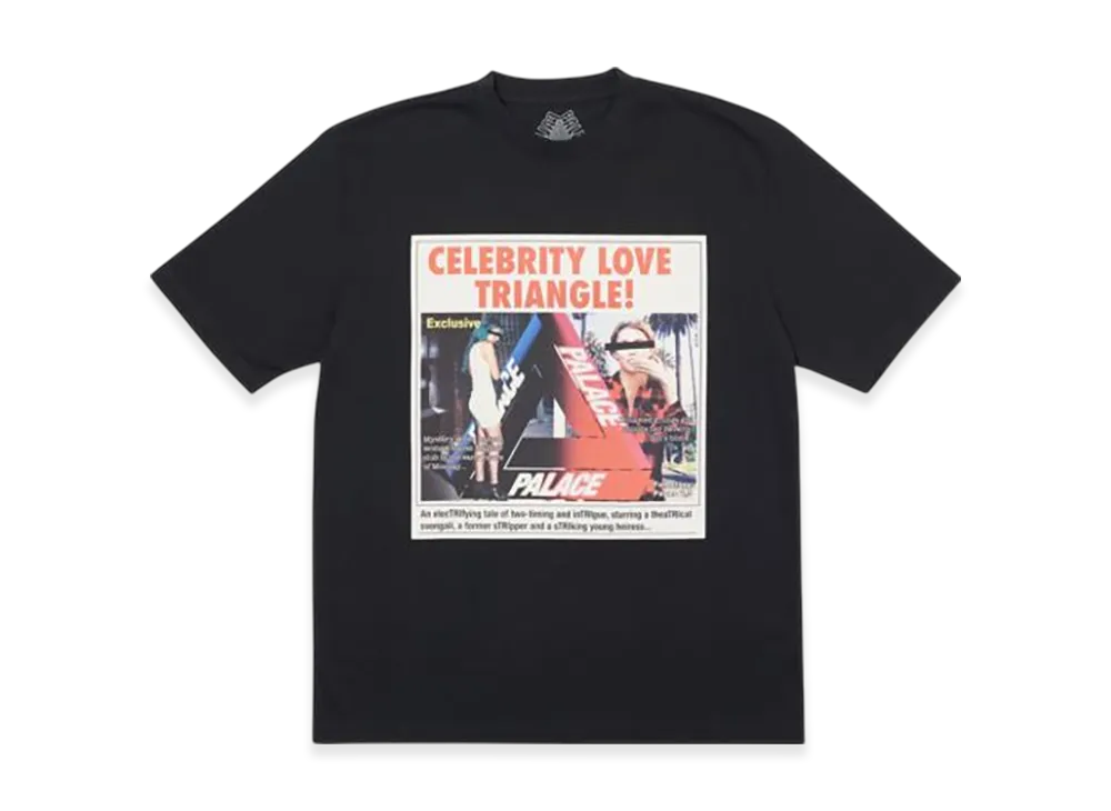 PALACE Love Triangle T-Shirt "Black"