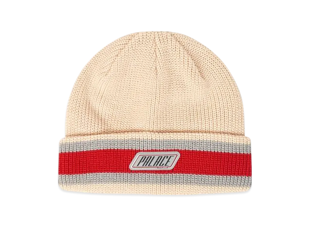 PALACE Stuff Knit Beanie "White"