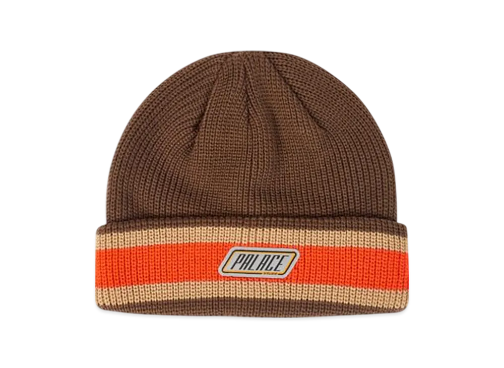 PALACE Stuff Knit Beanie "Brown"