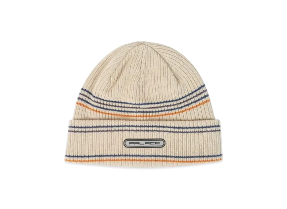 PALACE Razor Stripe Beanie "Stone"