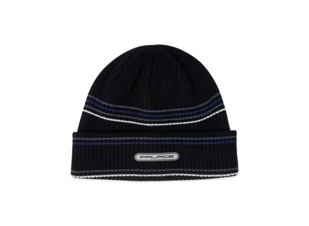 PALACE Razor Stripe Beanie "Black"