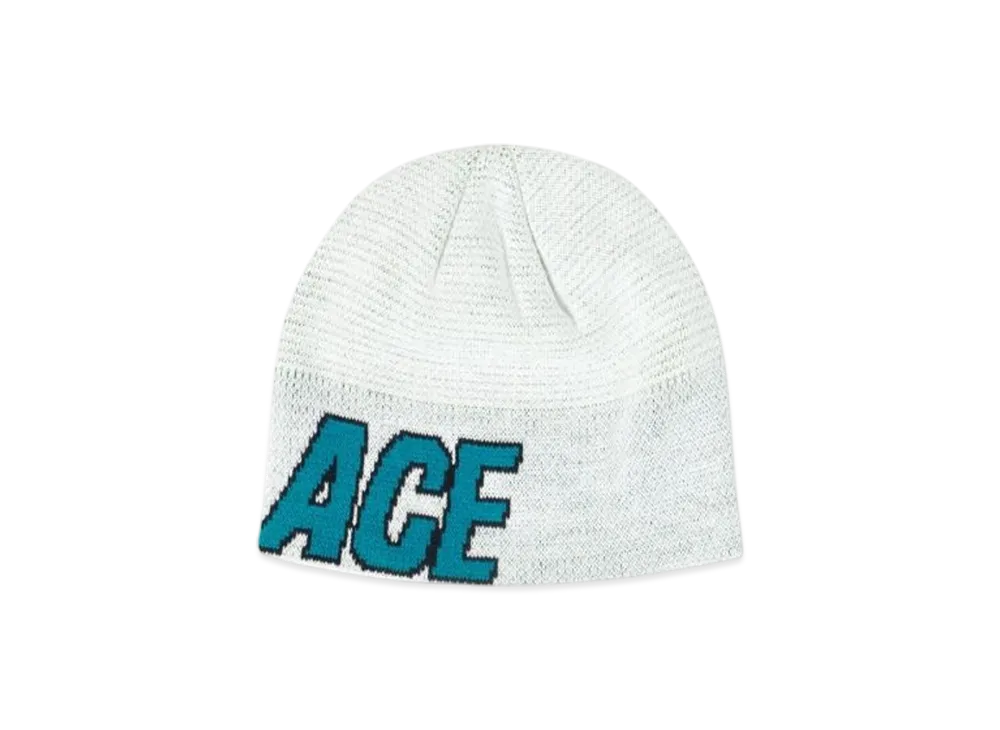 PALACE Flame-Grill Beanie "White"