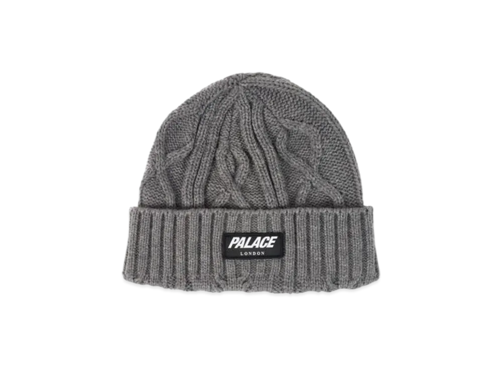 PALACE P-Link Beanie "Grey Marl"