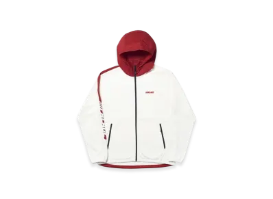 PALACE Waximum Echo Tech Fleece Hood "White"
