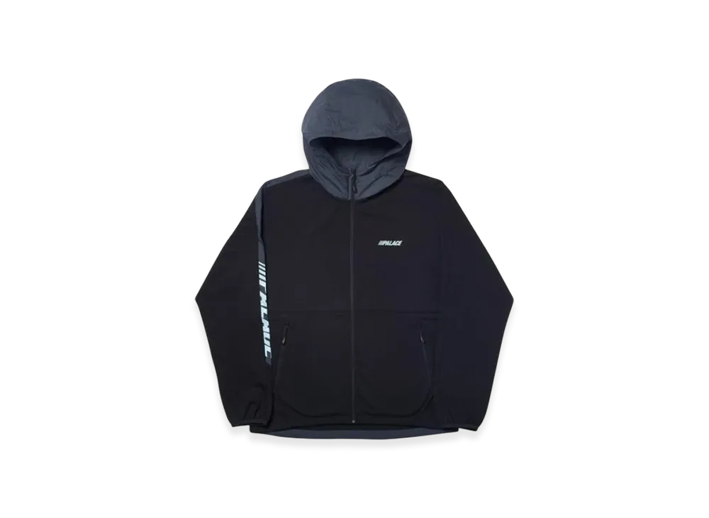 PALACE Waximum Echo Tech Fleece Hood "Black"
