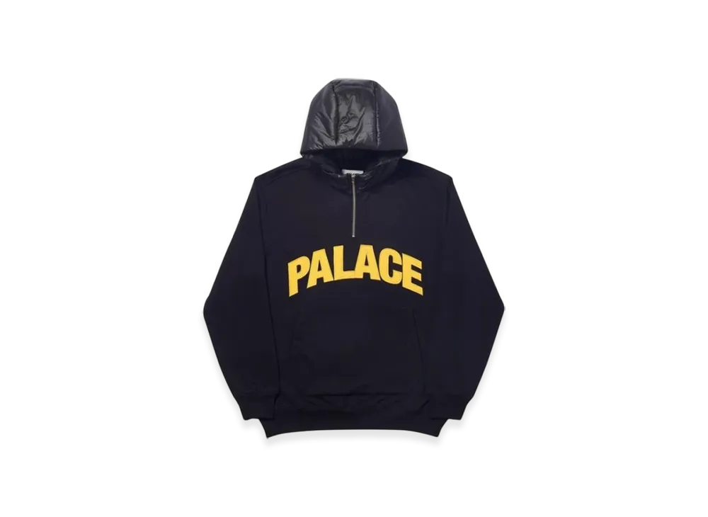 PALACE Puffer Hood "Black"