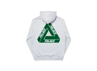 PALACE Tri-Chenille Hood "Grey Marl"