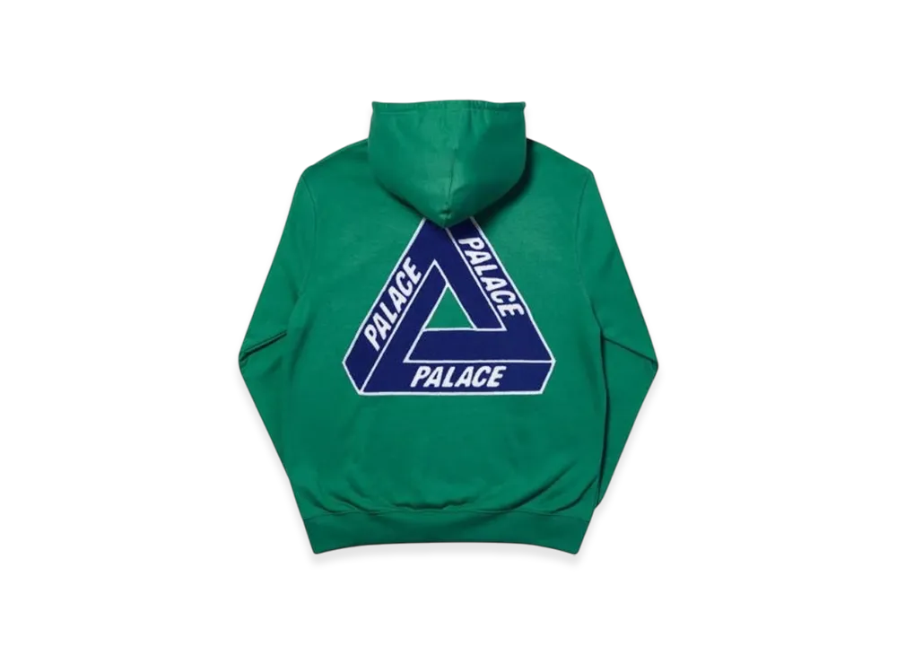 PALACE Tri-Chenille Hood "Green"