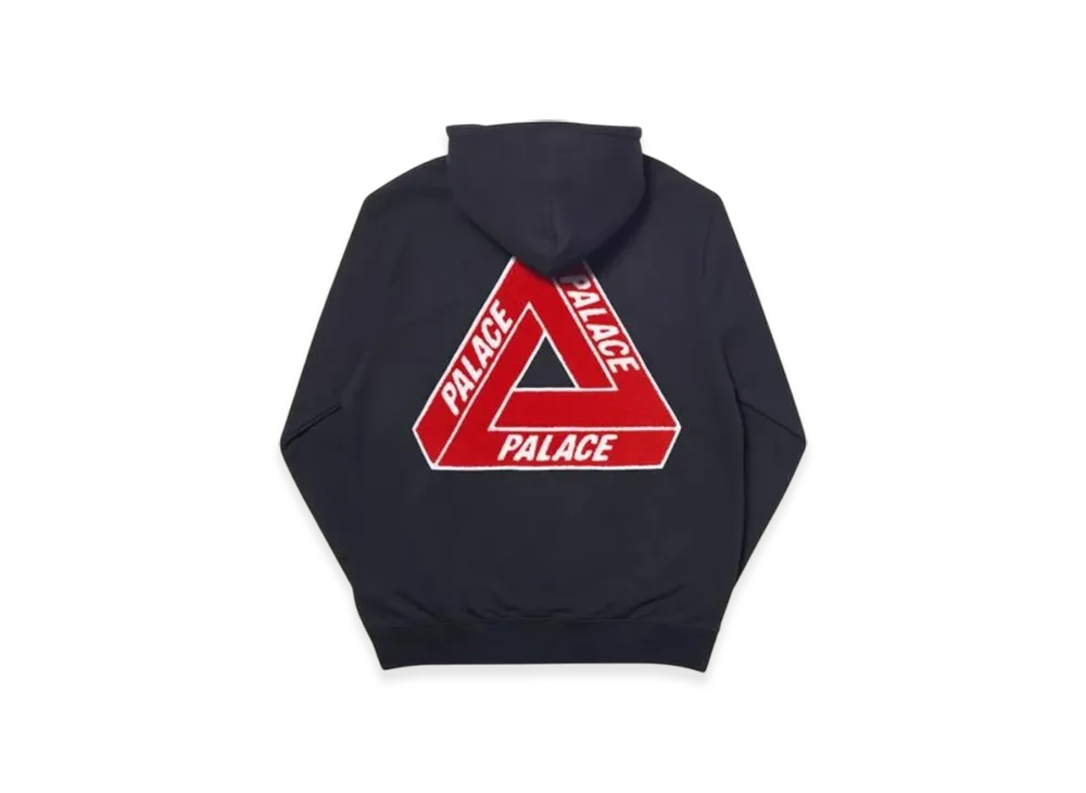 PALACE Tri-Chenille Hood "Black"