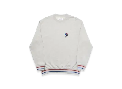 PALACE Bunning Man Crew "Grey Marl"