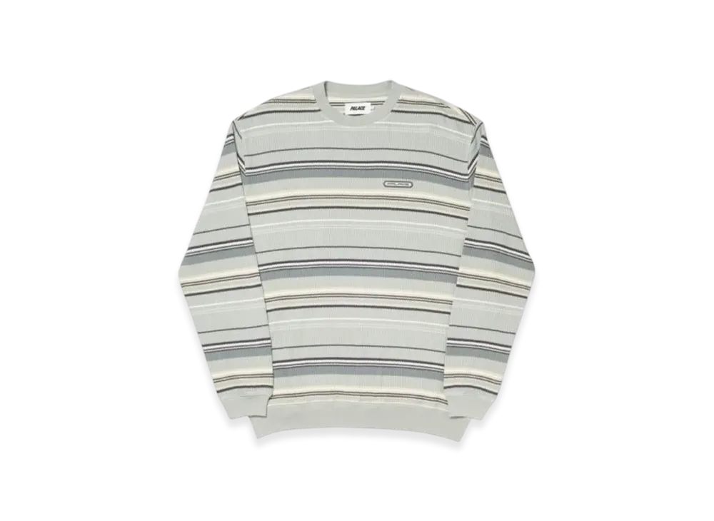 PALACE Trim Rib Crew "Grey"