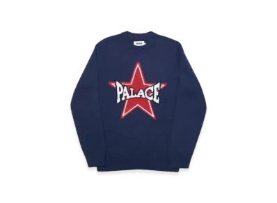 PALACE Star Knit "Navy"