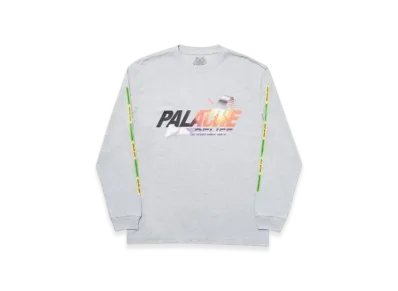 PALACE Palache Longsleeve "Grey Marl"