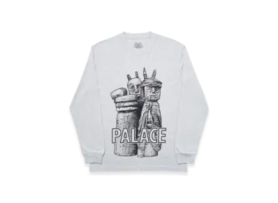 PALACE Winz Longsleeve "Grey Marl"