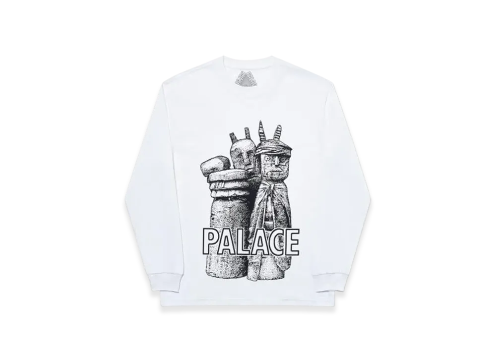 PALACE Winz Longsleeve "White"