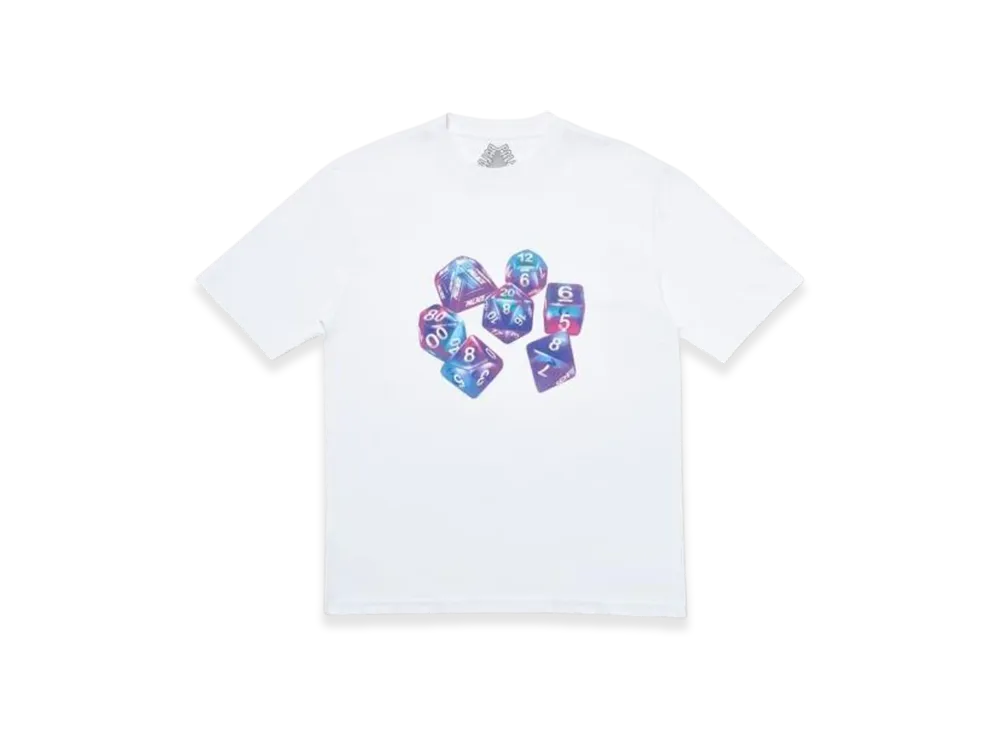 PALACE Roll Das Dice Pay Das Price T-Shirt "White"