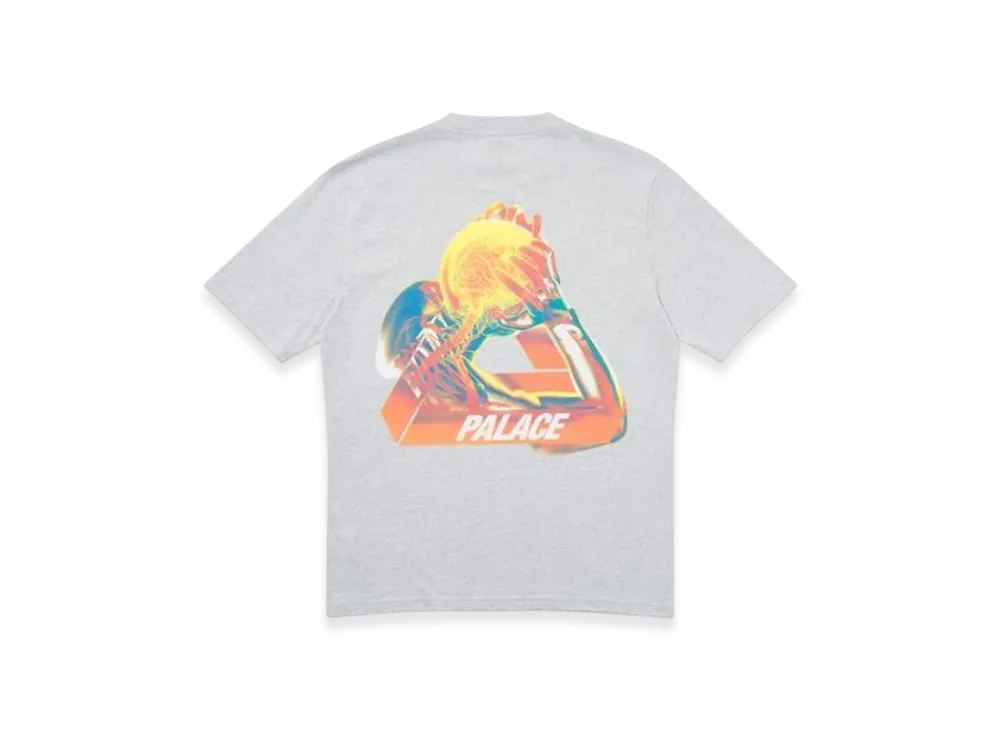 PALACE Tri-Gaine T-Shirt "Grey Marl"