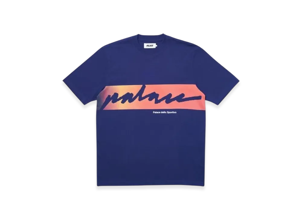 PALACE Catch Das Fade T-Shirt "Navy"