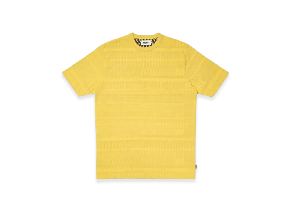 PALACE Inside Watch The Ride T-Shirt "Yellow Navy"