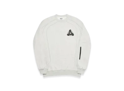 PALACE Techie Ferg Crew "Grey Marl"