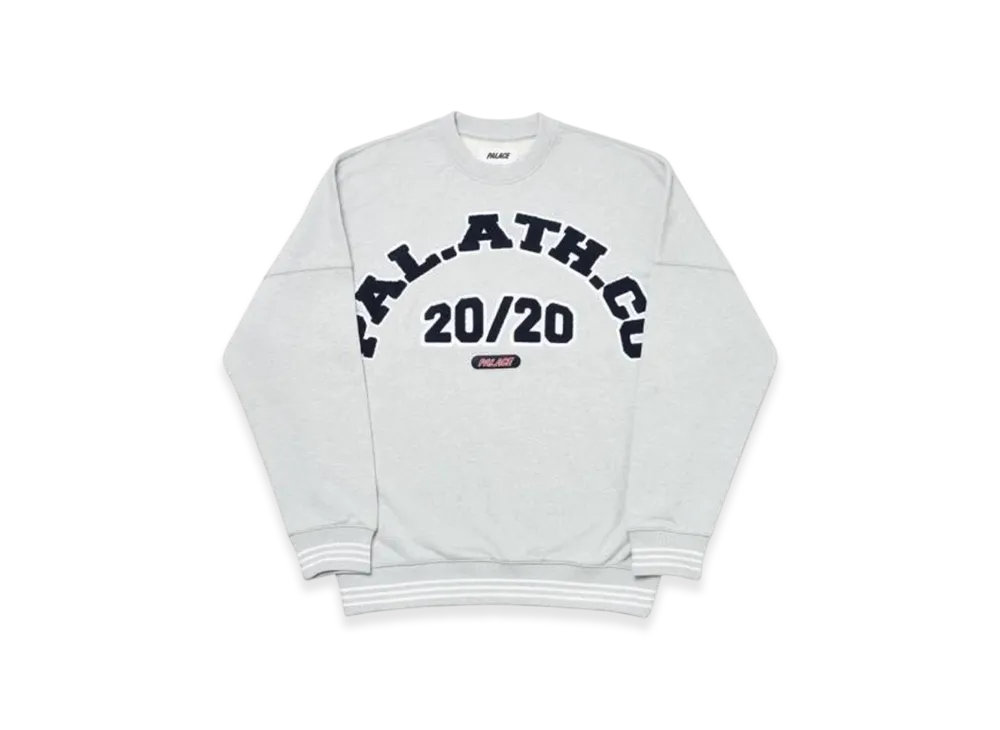 PALACE 20/20 Vision Crew "Grey Marl"