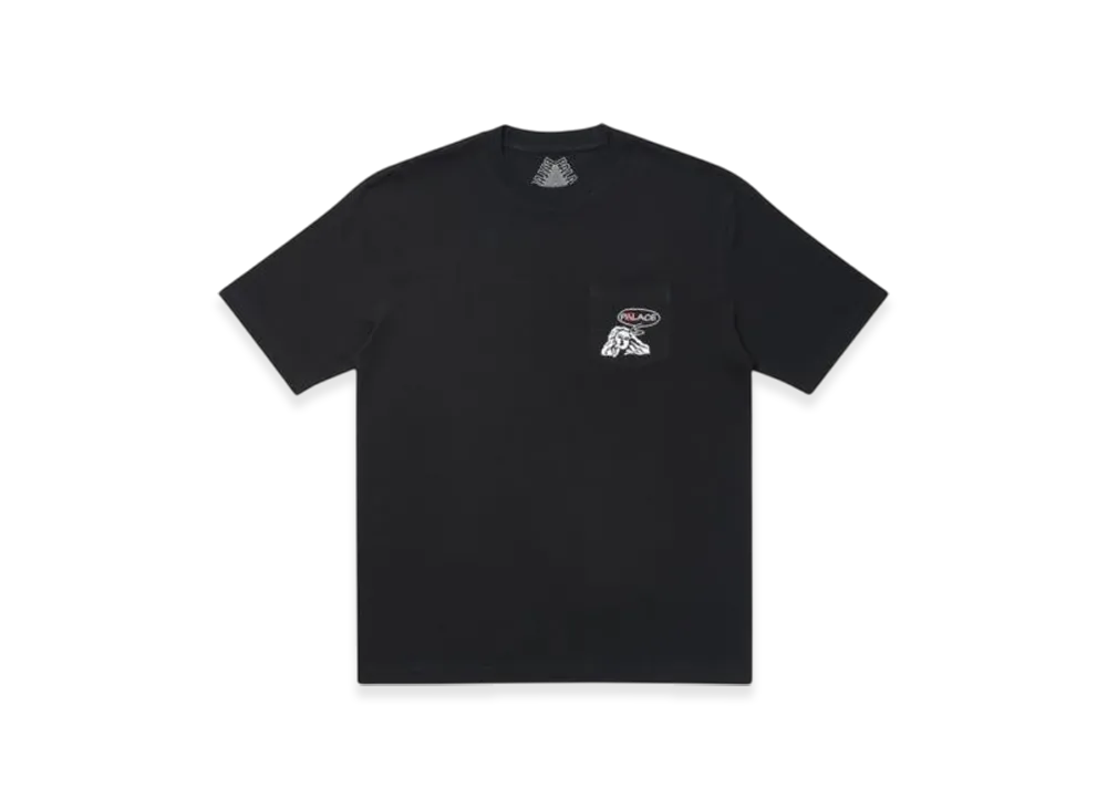 PALACE Peace Pocket T-Shirt "Black"