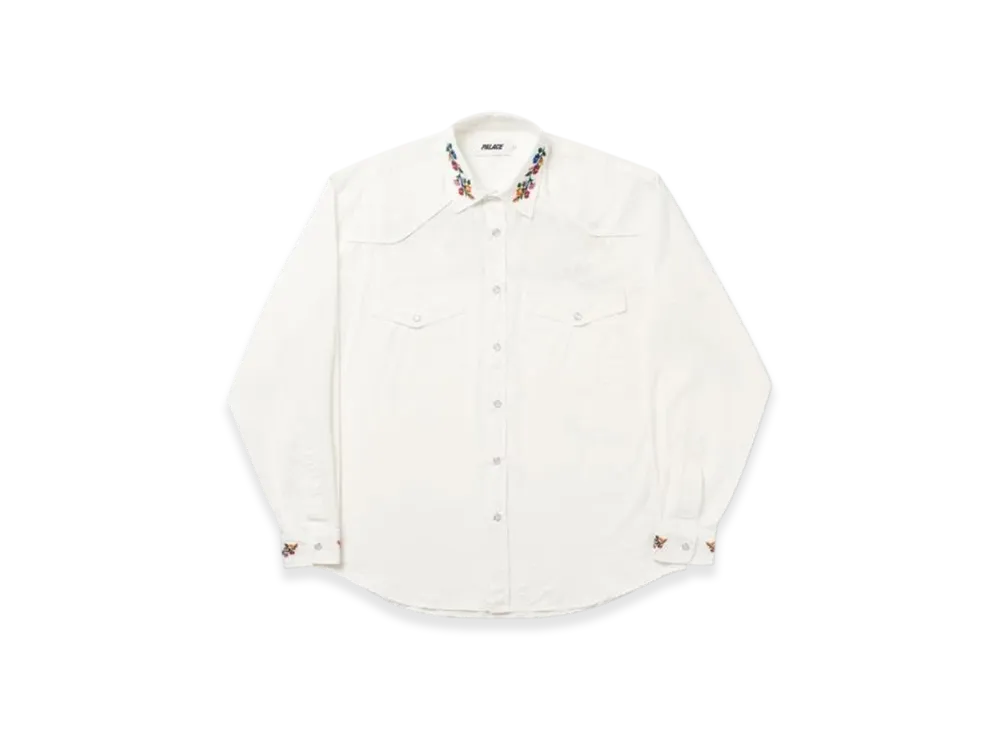 PALACE Ye-Ha(M) Shirt "White"