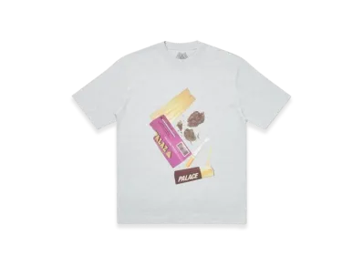 PALACE Skin Up Monsieur T-Shirt "Grey Marl"