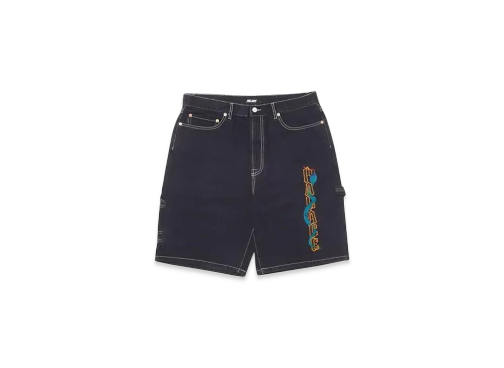 PALACE Sphesh Shorts "Black Stone Wash"