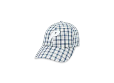 PALACE Plaid P 6-Panel "White"