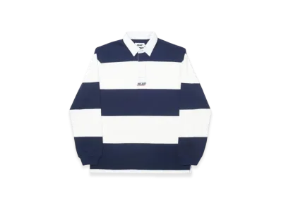 PALACE Striped Rugby "Navy White"