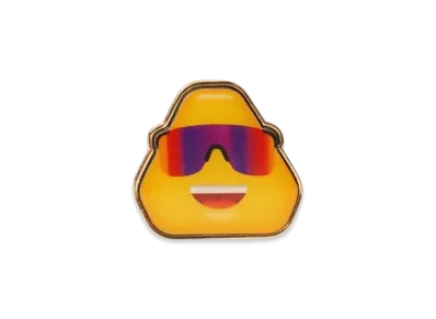 PALACE Open Energy Pin Badge "Yellow"