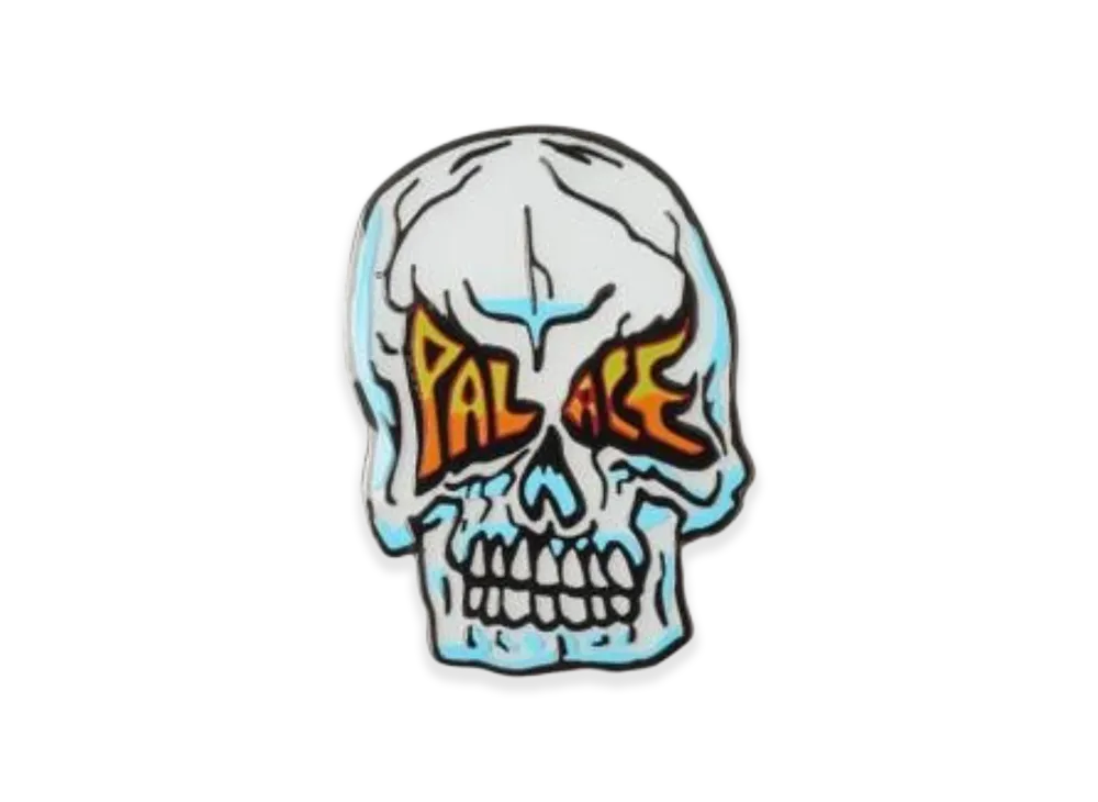 PALACE Hesh Pin Badge "White"