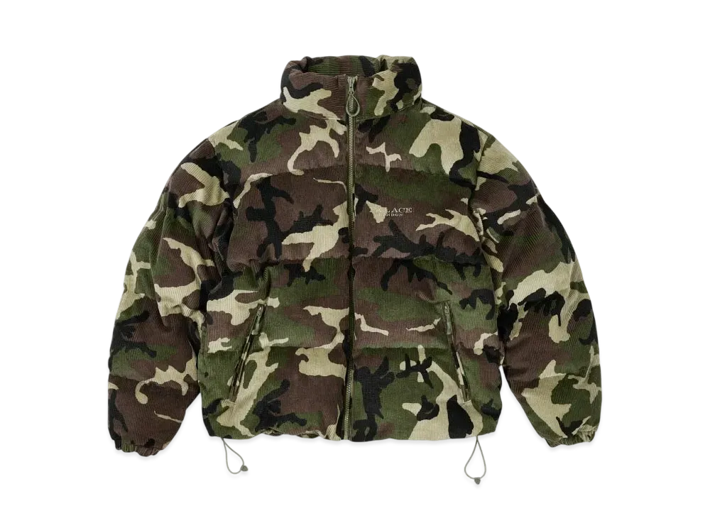 PALACE Corduroy Puffa Jacket "Camo"