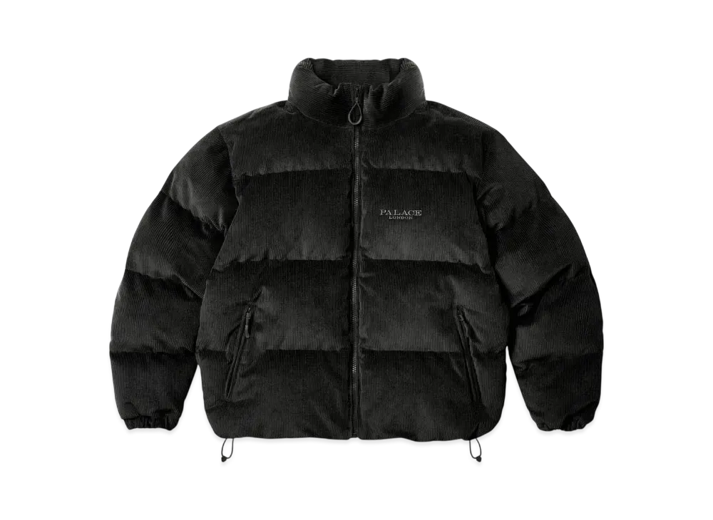PALACE Corduroy Puffa Jacket "Black"
