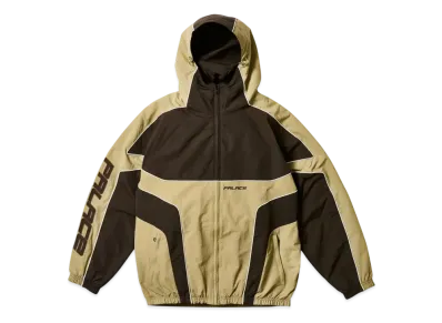 PALACE Piped Hooded Shell Jacket "Brown"